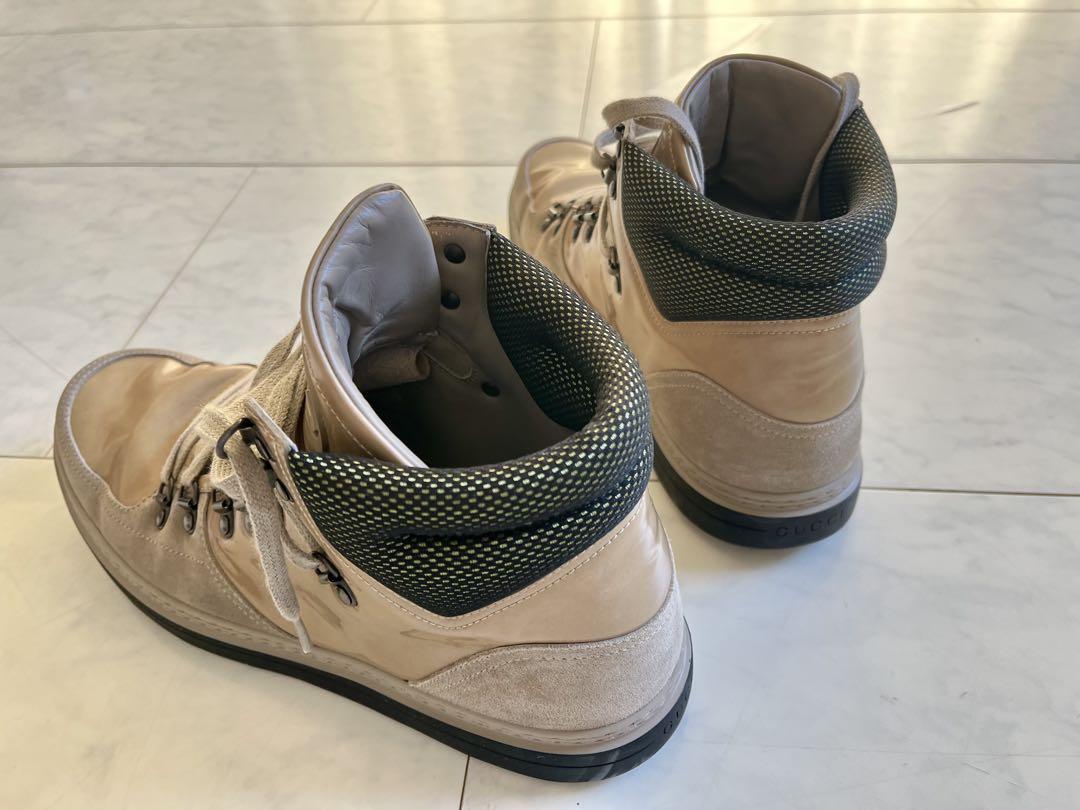 GUCCI - 美品 GUCCI グッチ スクリーナー ハイカットスニーカー 25,5cmの通販 by KKK｜グッチならラクマ