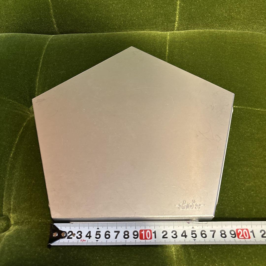 ①笑's テーブル ALペンタミニテーブル 廃盤品　軽量アルミ製五角形
