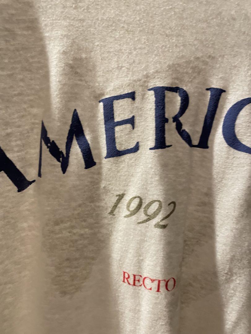 美品RECTO 25SS AMERICA 1992 Tシャツ 韓国 - メルカリ