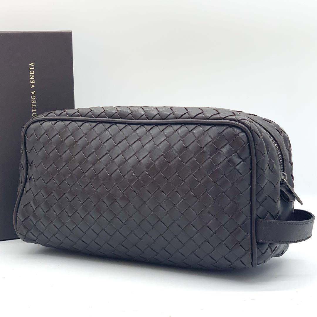 BOTTEGA VENETA セカンドバッグ クラッチバッグ 茶色