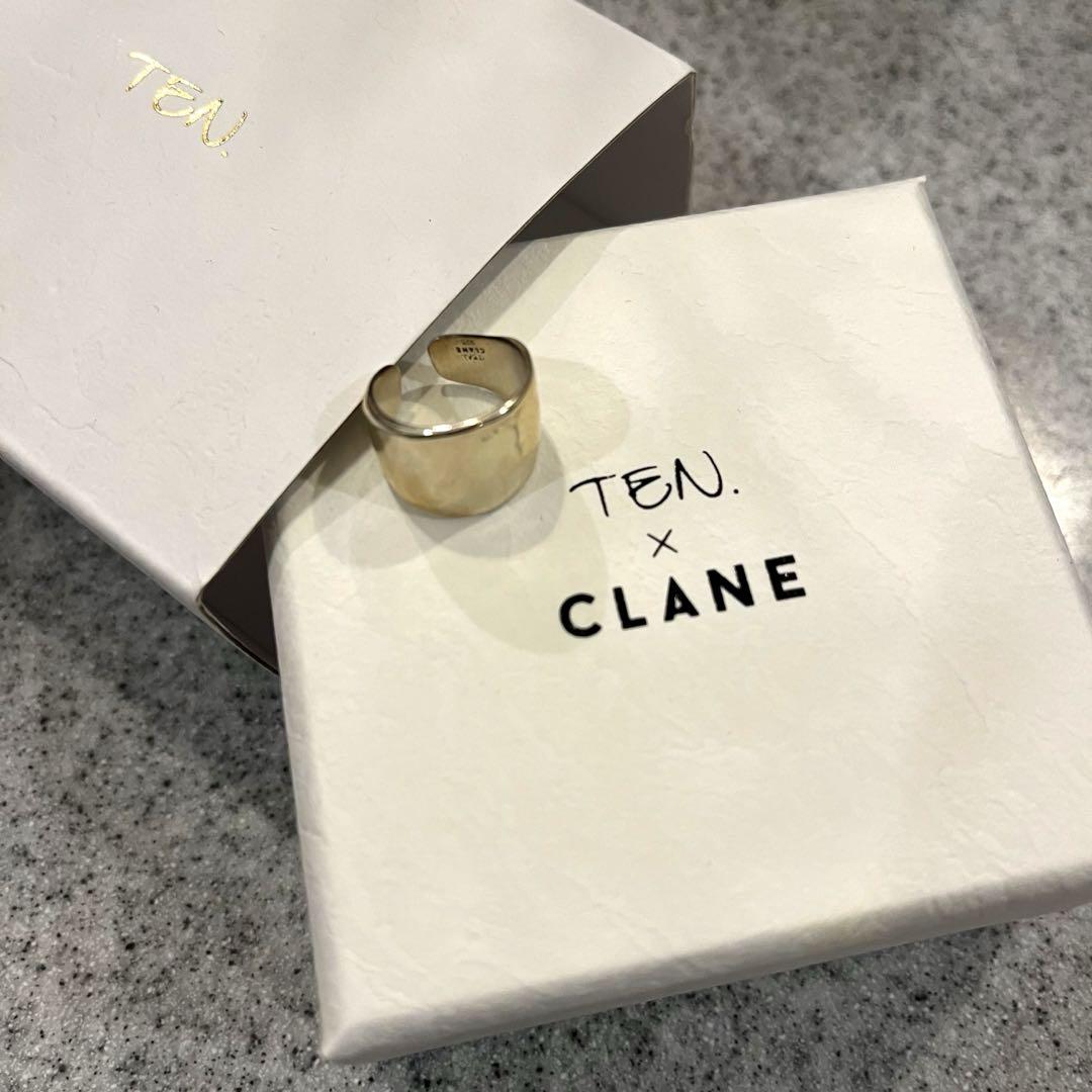 TEN．×CLANE EAR COMBI PLUMP RING