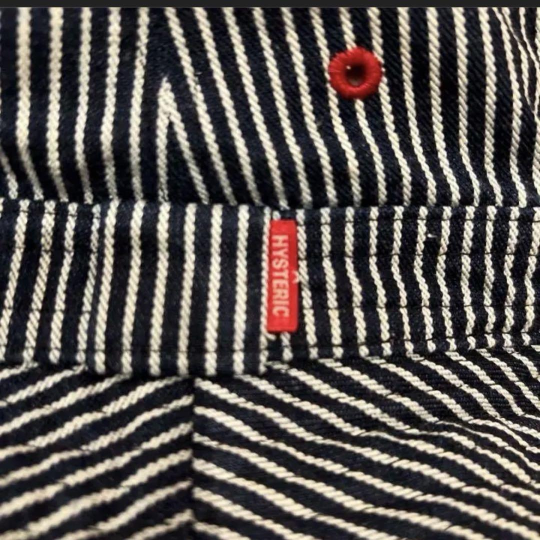 値下美品☆試着のみhysteric glamour ヒッコリーハット