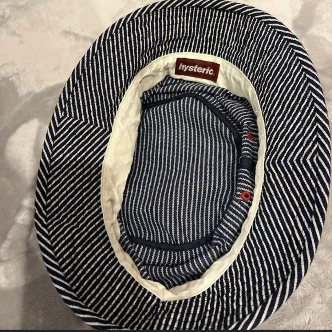 値下美品☆試着のみhysteric glamour ヒッコリーハット
