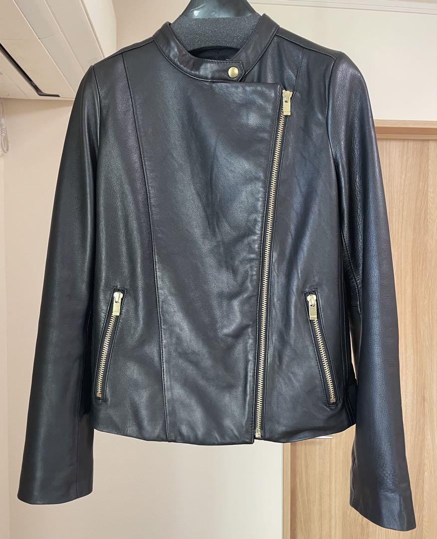 【美品】22AW NOBLE ソフトラムレザーライダースブルゾン 38 Noble - 美品 タグ付き新品未使用 noble ソフトラムレザー