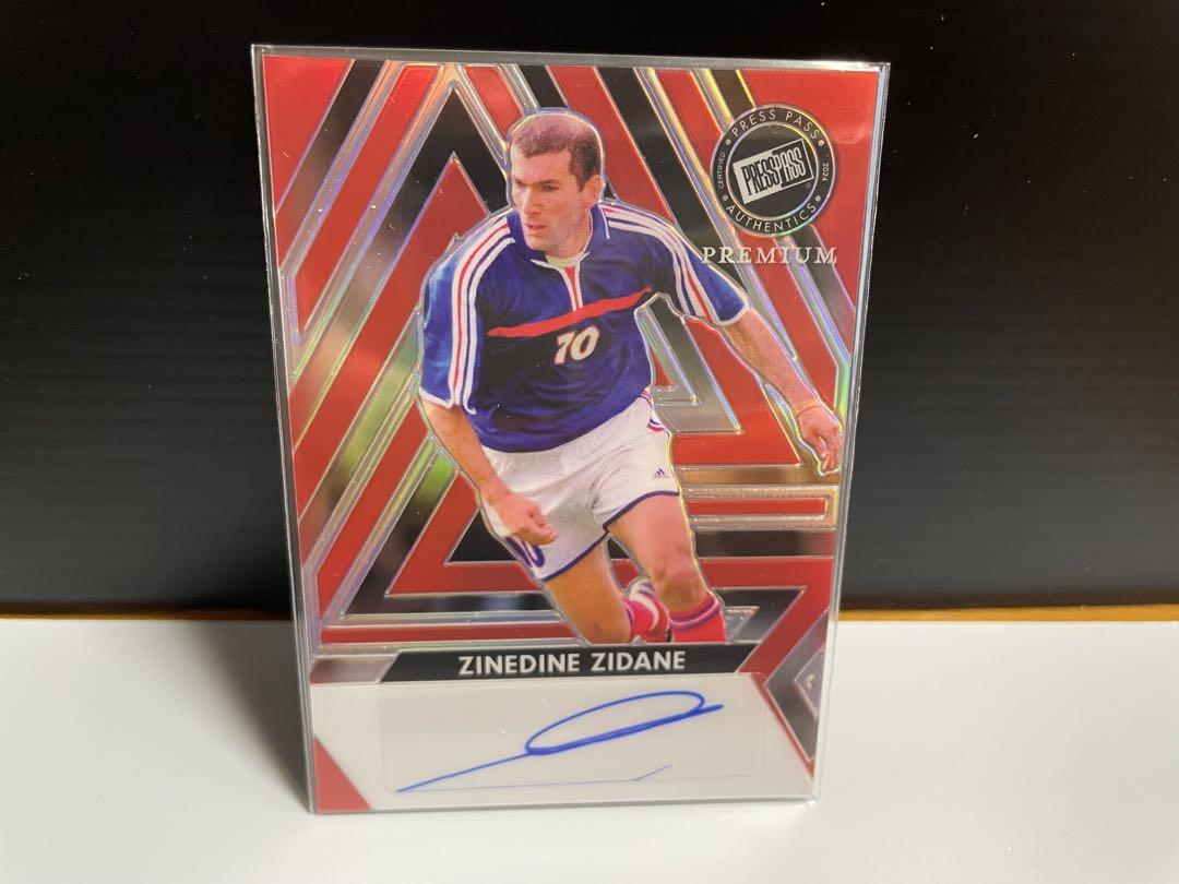 Zinedine Zidane オートグラフカード 1/2 ジダン サインカード