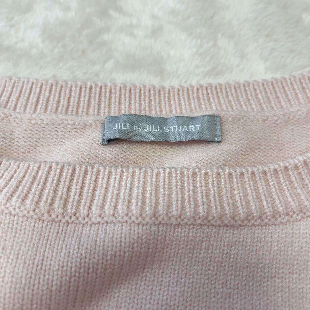 JILLbyJILL STUART ロゴジャガードビジューニット エクリュ