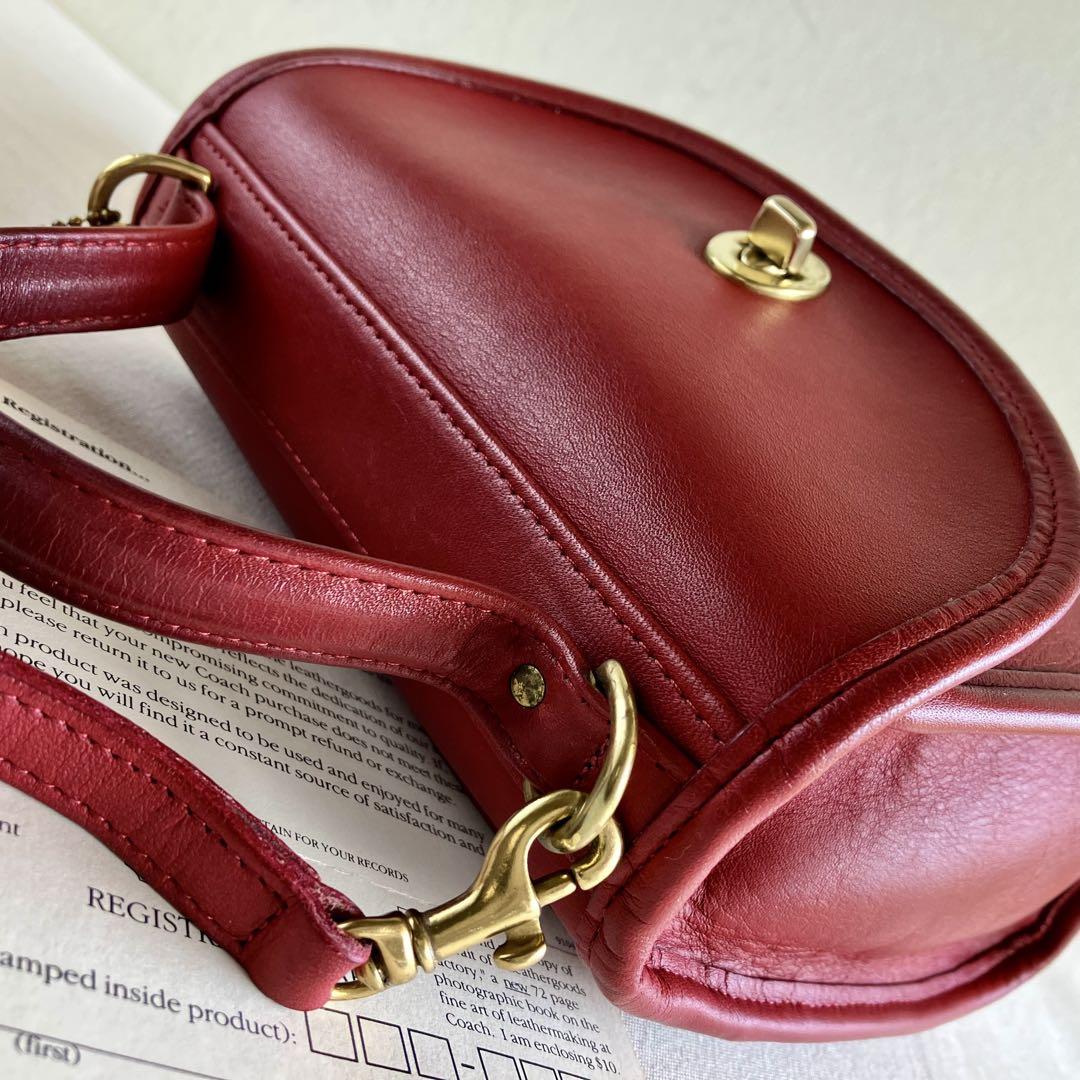 Red Vintage Coach Regina Bag #9983 - Etsy