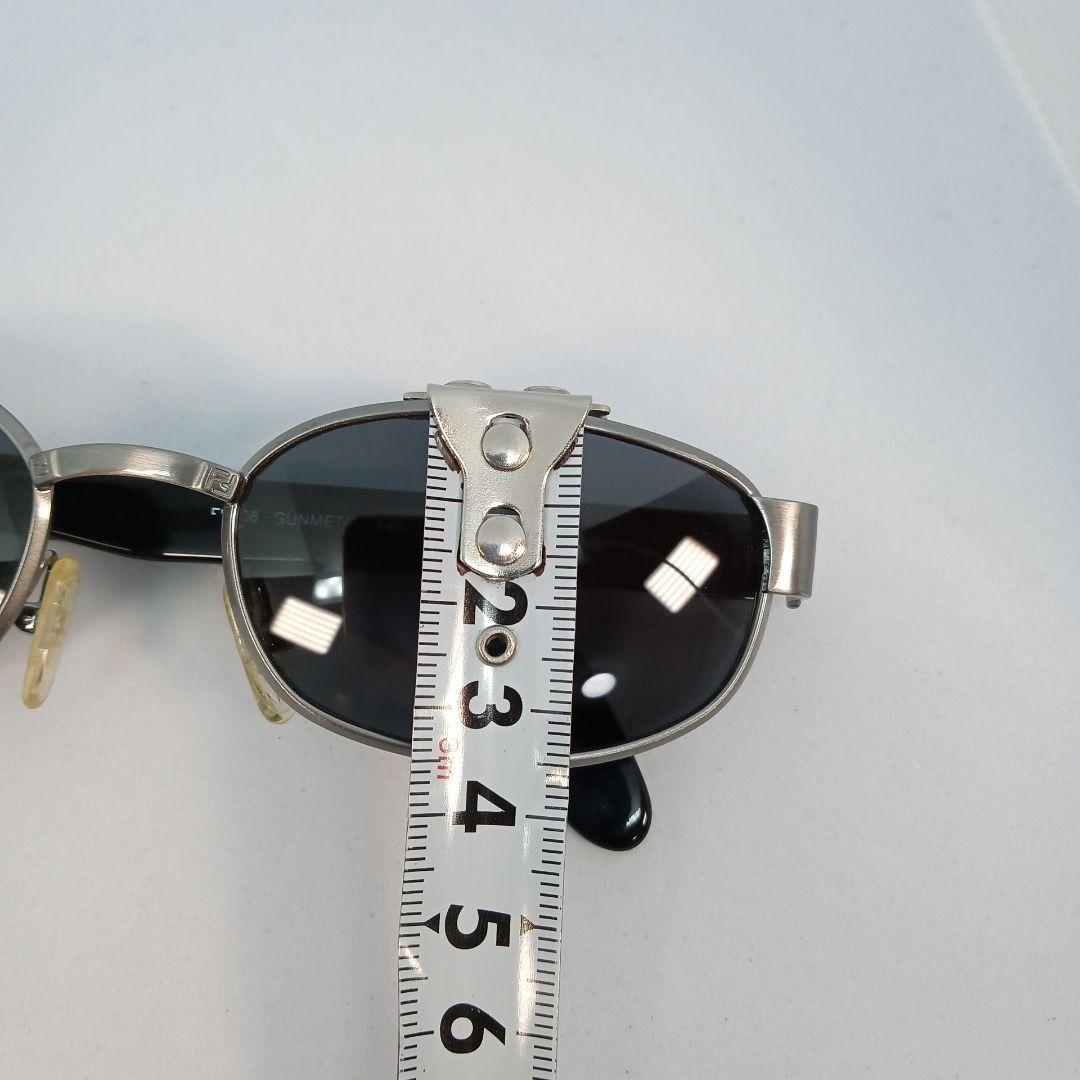 い604美品　フェンディ　サングラス　メガネ　眼鏡　度無　308　メタリック