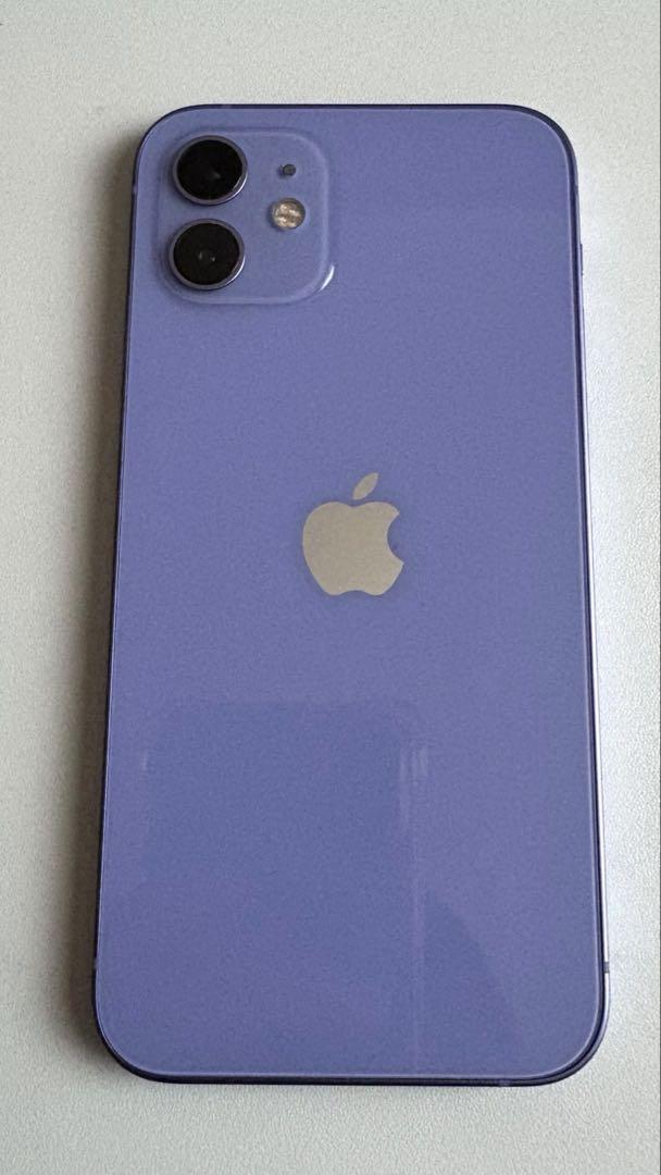 【値下げしました】Apple iPhone 12 パープル 本体　128GB Amazon | 【整備済み品】 Apple iPhone 12 128GB パープル SIM