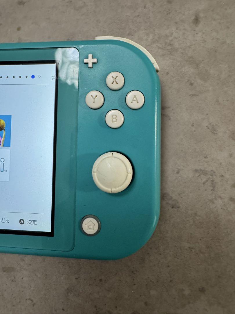 ジャンク品Nintendo Switch Lite ターコイズ 本体 + 箱