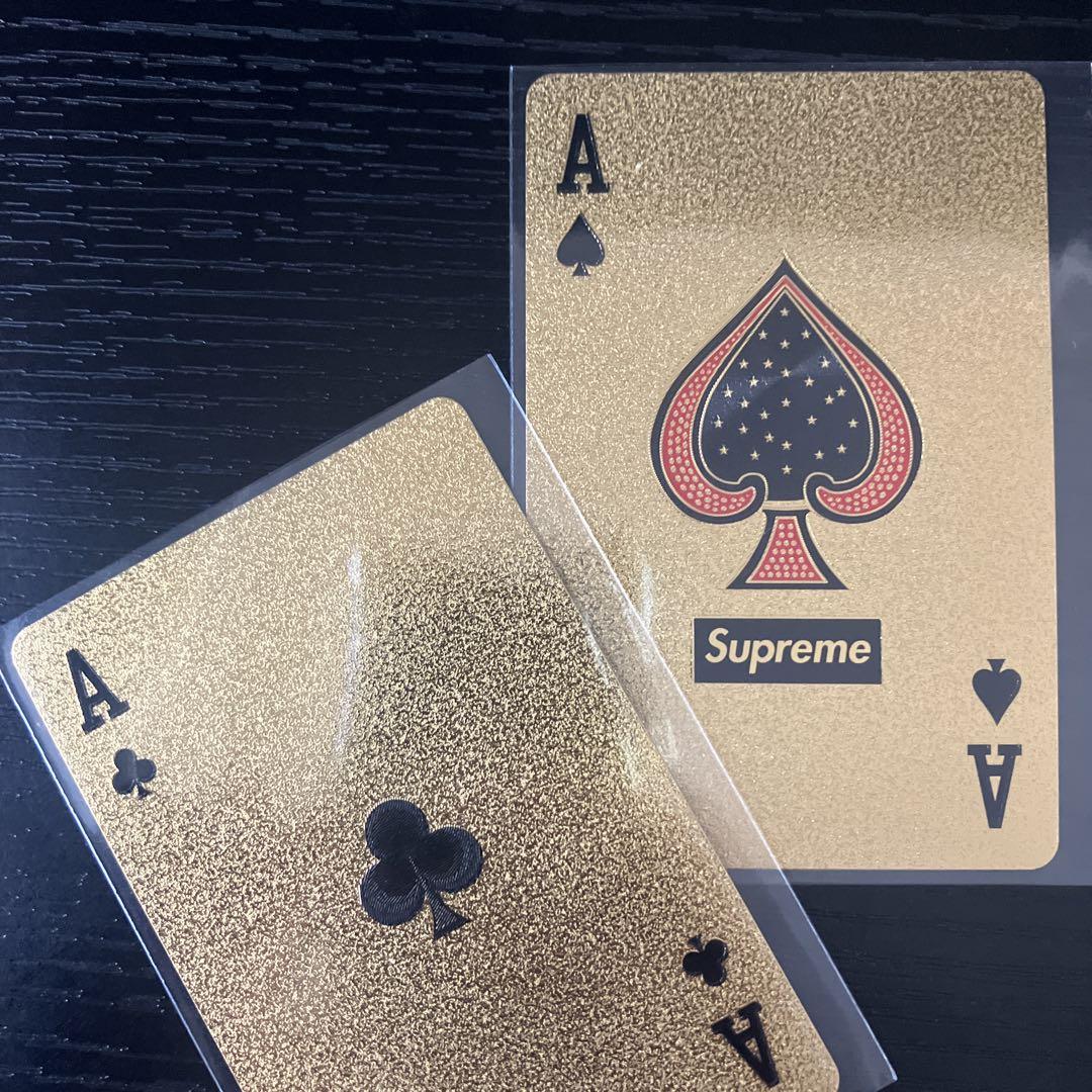 シュプリーム Supreme 完売 ゴールド トランプ - メルカリ