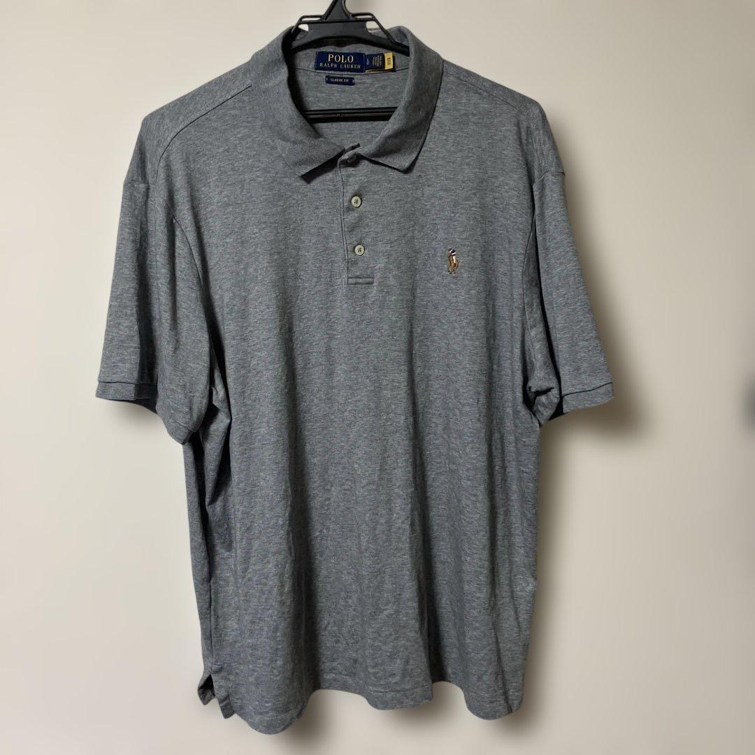 Polo Ralph Lauren グレー ポロシャツ　L