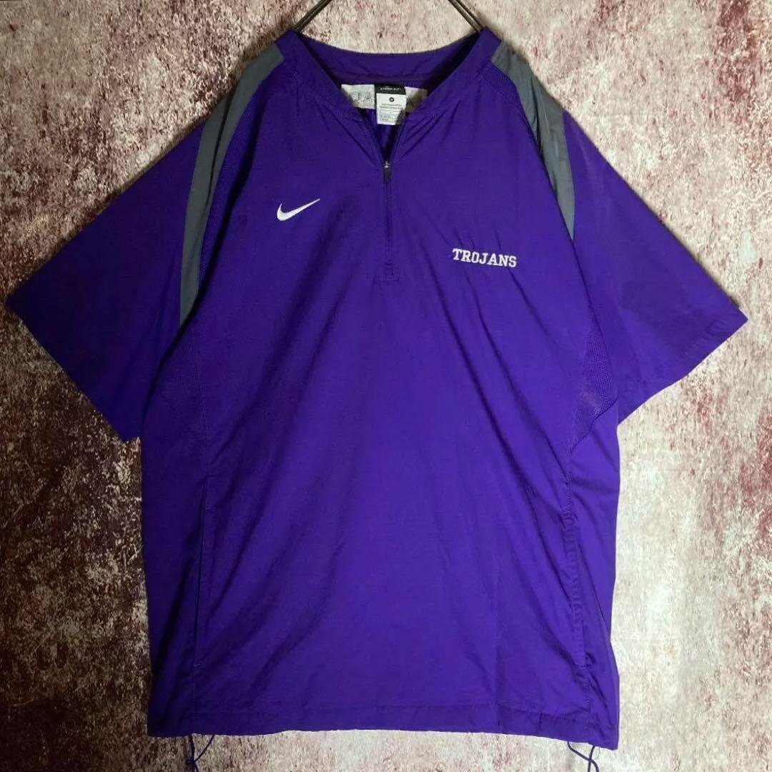 ナイキ NIKE golf ゴルフ ハーフジップ 半袖ピステ ナイロン