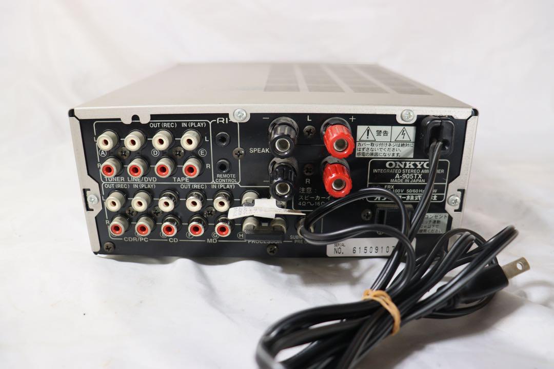完動品　ONKYO オンキョー　オンキヨー　プリメインアンプ　A-905TX
