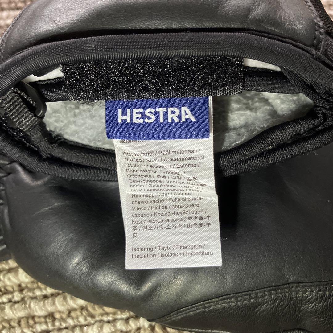 【HESTRA 】　スキーグローブ　黒