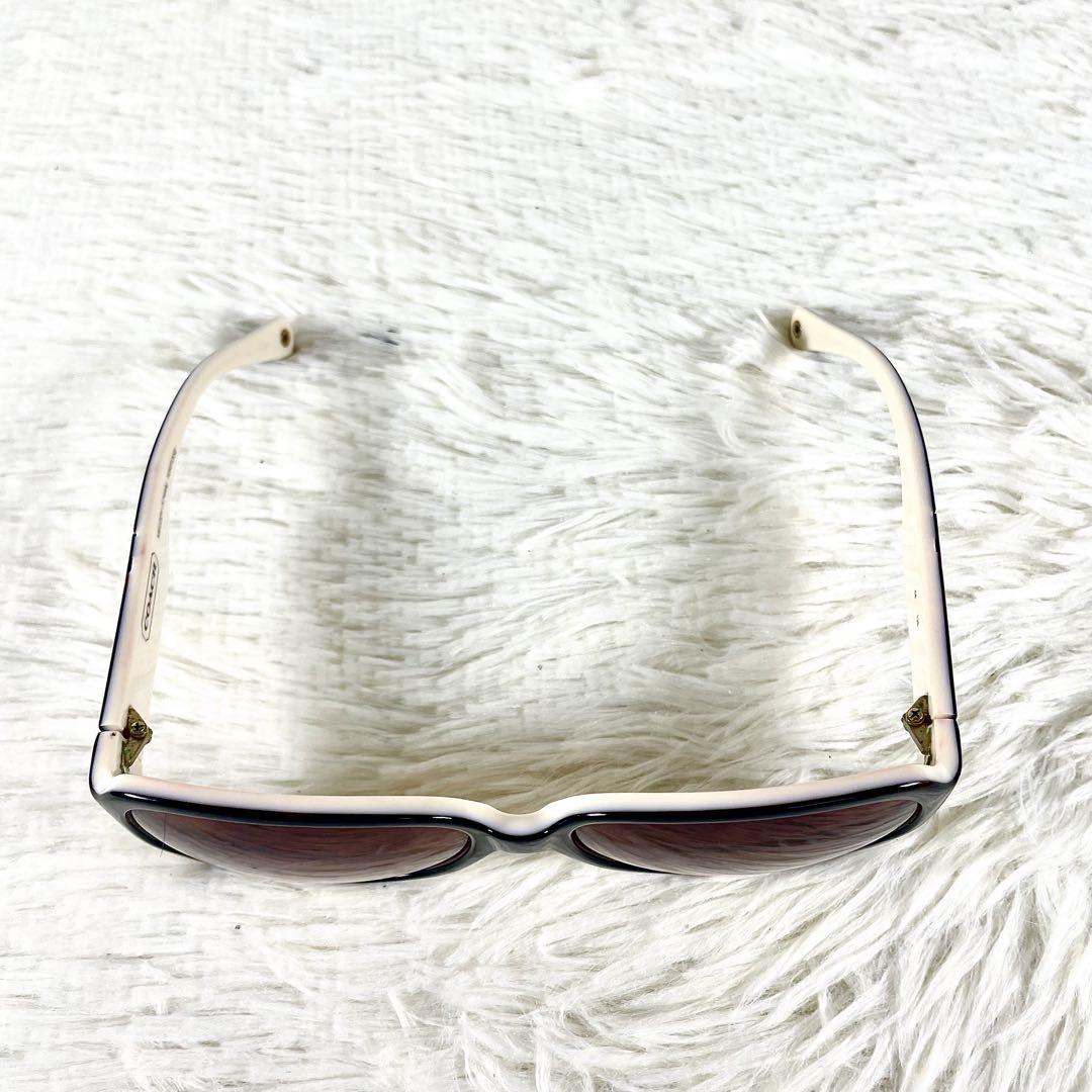 極美品　COACH　サングラス　HC8021　ブラウンレンズ　べっ甲柄フレーム 極美品 COACH サングラス HC8021 ブラウンレンズ べっ甲柄