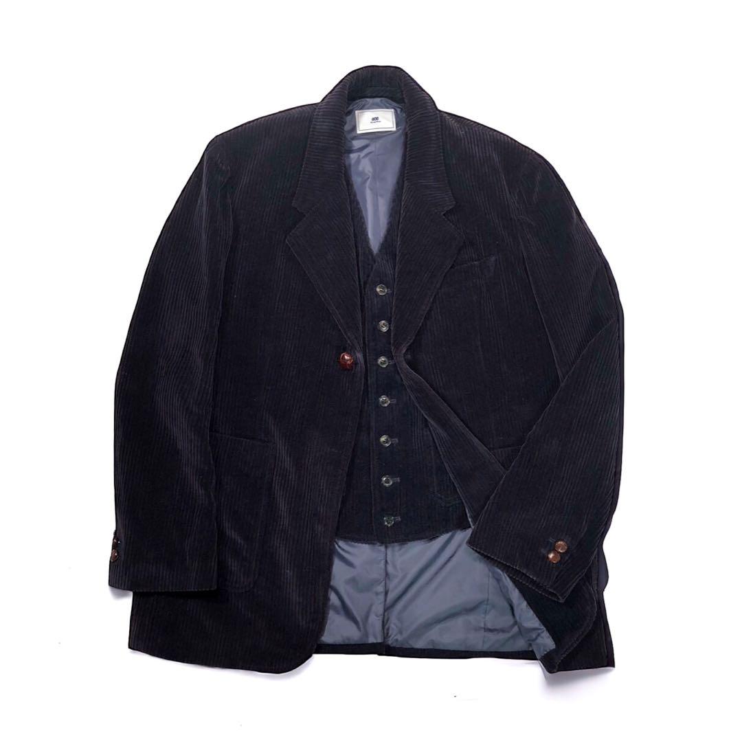 SOE コーデュロイ 3piece ジャケット パンツ ジレ セットアップ 画像6