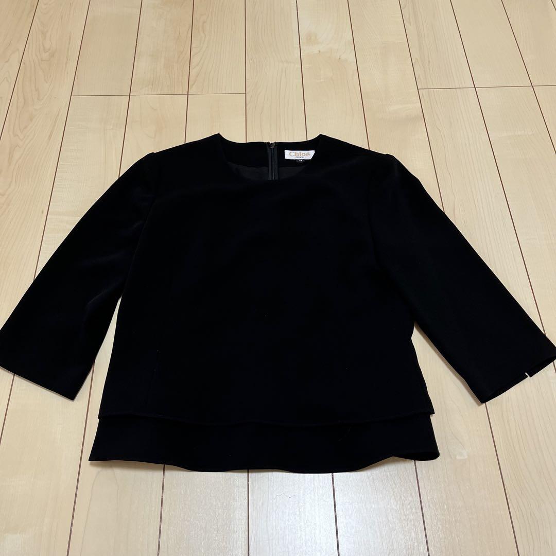 クロエ 3点セット セットアップ ブラックフォーマル喪服礼服 スカートスーツ