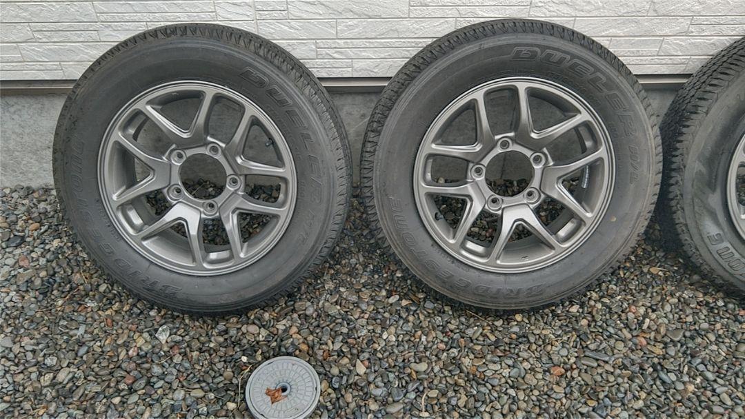 ジムニー純正　jb64　タイヤホイールセット　175/80R16