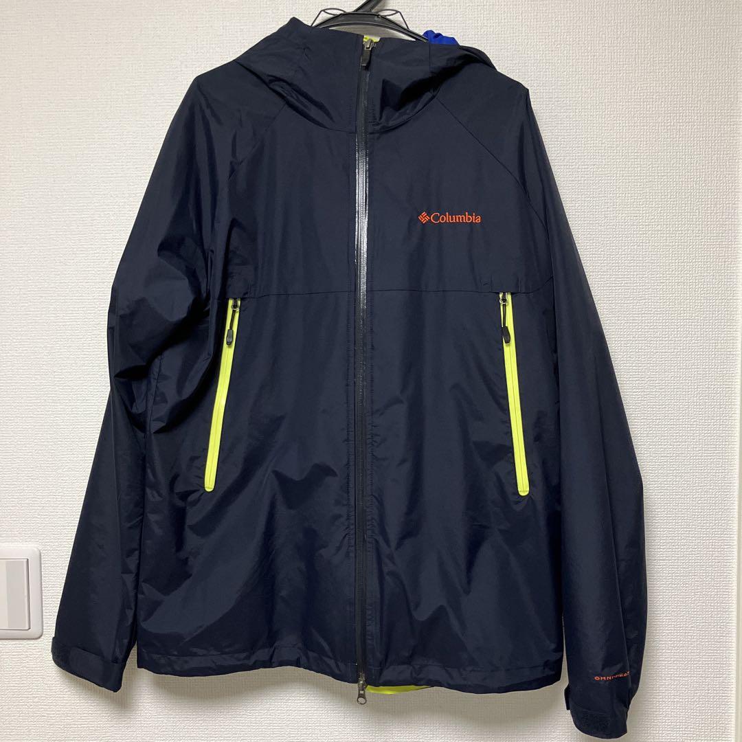 美品 コロンビア Columbia デクルーズサミットジャケット XL 濃紺