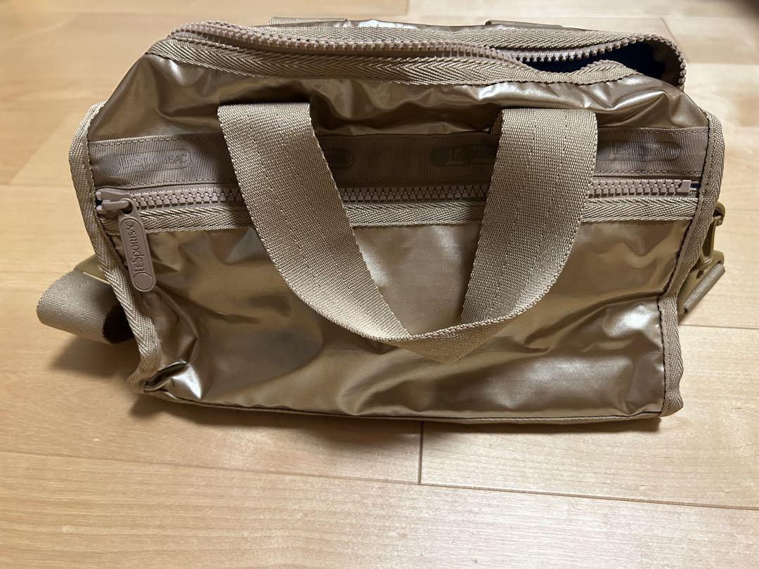 全国どこでも送料無料！ ひとりっぷ×LeSportsac BIKE BOSTON アラビアゴールド バッグ