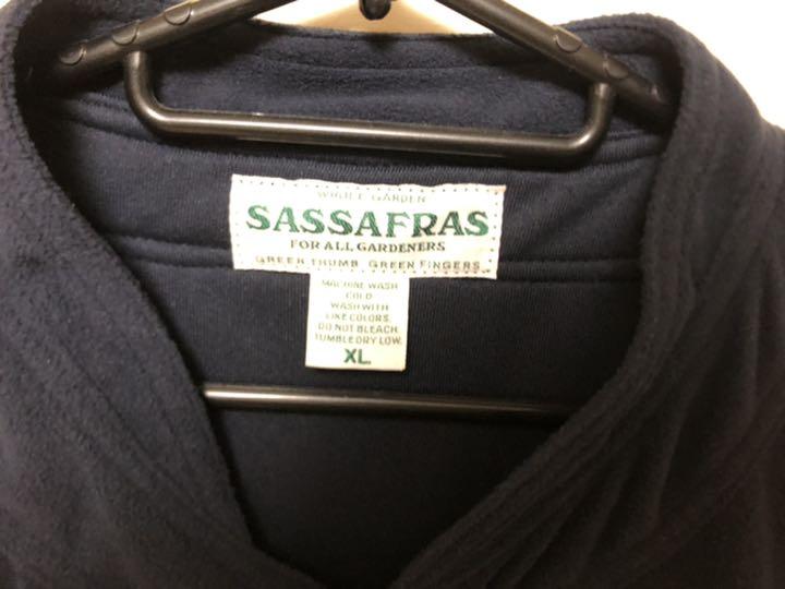 お得100%新品 sassafras ガーデナーシャツ v1LZJ-m40041984051 大得価人気SALE