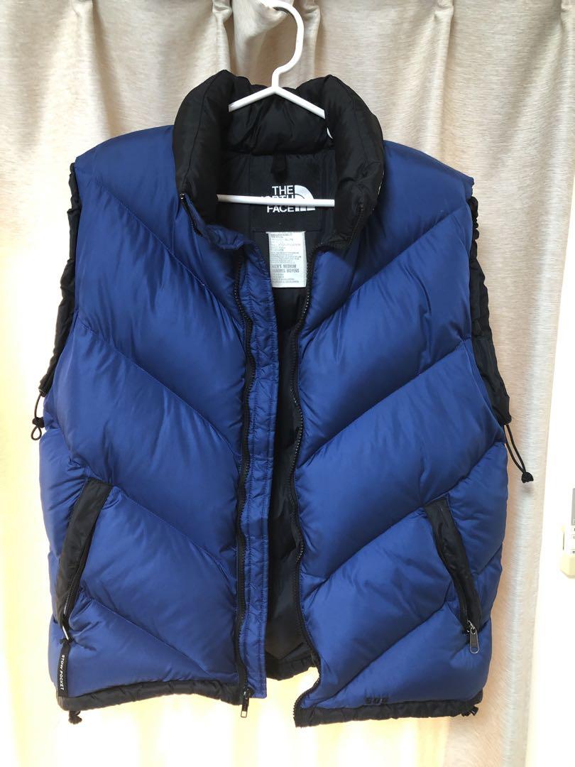 THE NORTH FACE メンズM ダウンベスト 青
