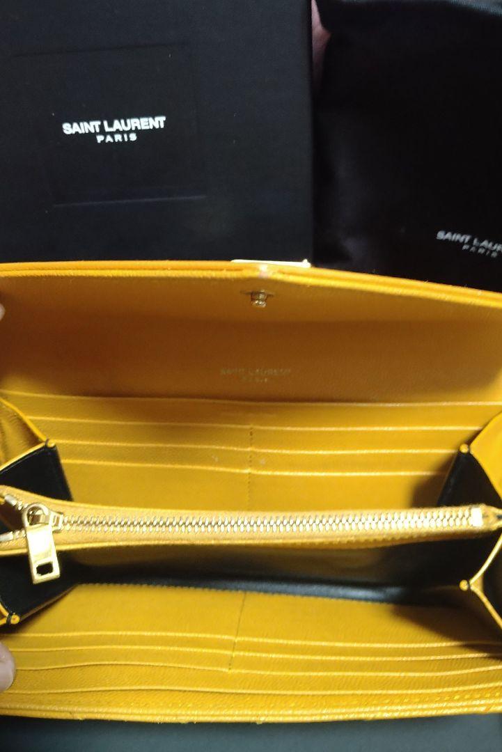 【極美品】サンローラン　長財布　カサンドラ　フラップ　YSL
