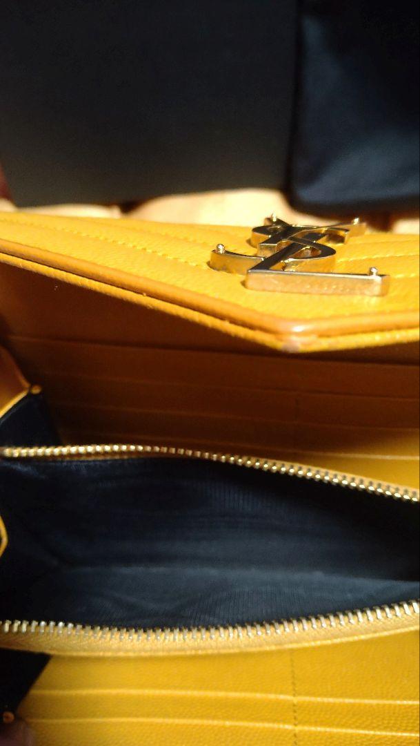 【極美品】サンローラン　長財布　カサンドラ　フラップ　YSL