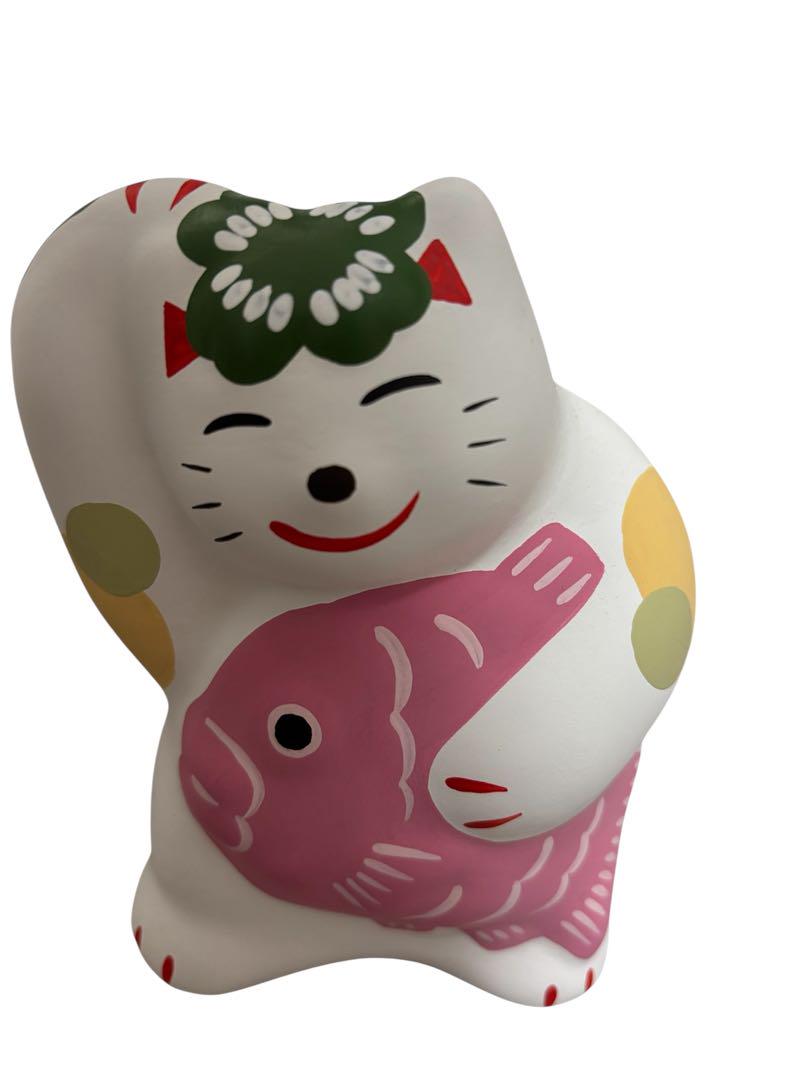 Amazon.co.jp: 大分県 由布院 輪葉葉 招き猫 たいねこ(※鯛猫