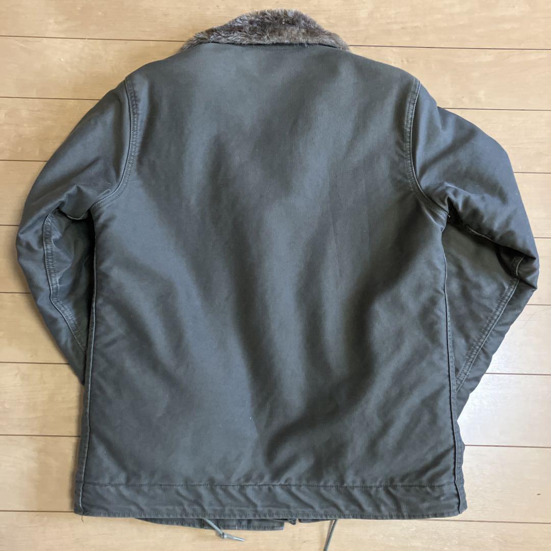 ALPHA アルファ  N-1デッキジャケット           カーキ  M