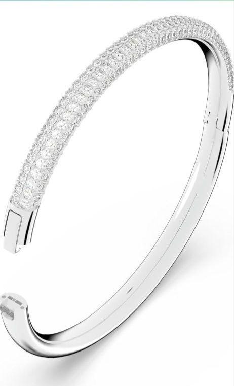 SWAROVSKI　 Stone Mini バングル シルバーカラー　Mサイズ