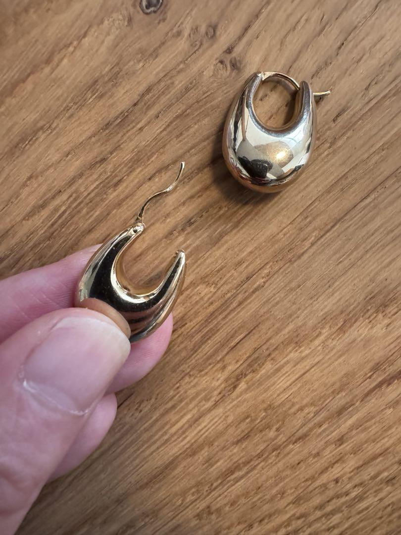 ★美品★R.ALAGAN PUFFY HOOPS gold