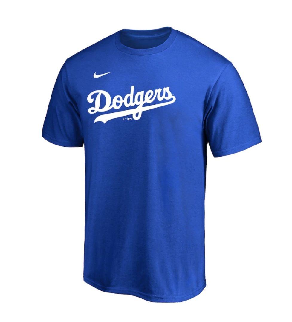 新品未使用正規品　NIKE ドジャース 大谷翔平 Tシャツ 　ブルー　Ｌ