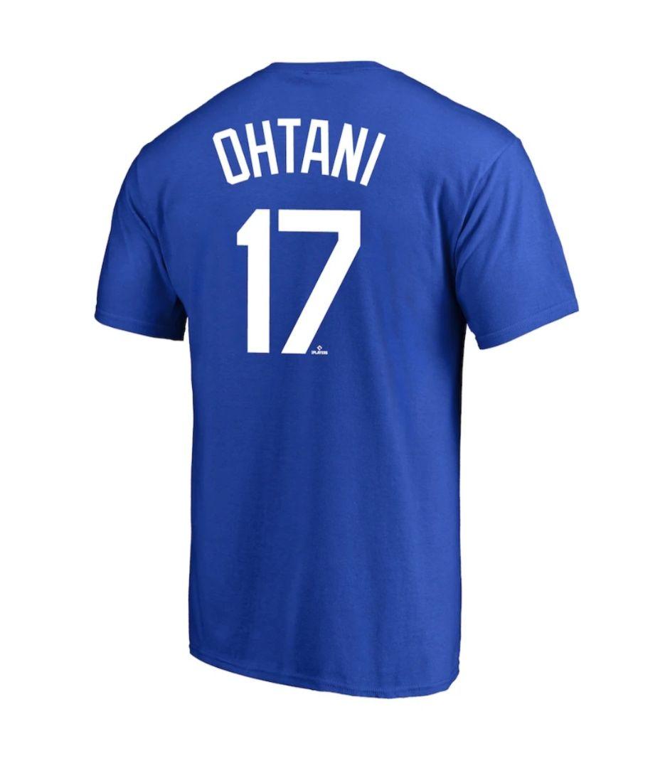 新品未使用正規品　NIKE ドジャース 大谷翔平 Tシャツ 　ブルー　Ｌ