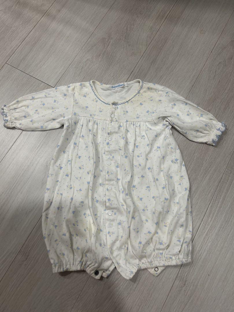 袖付ロンパス〈familiar Made with Liberty Fabrics