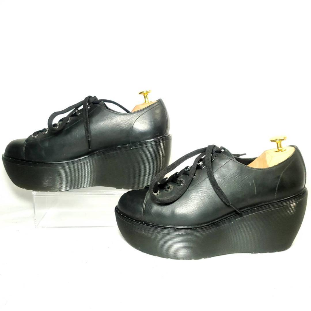 レア☆ドクターマーチン FENELLA 厚底 スニーカー レースアップ ブラック-