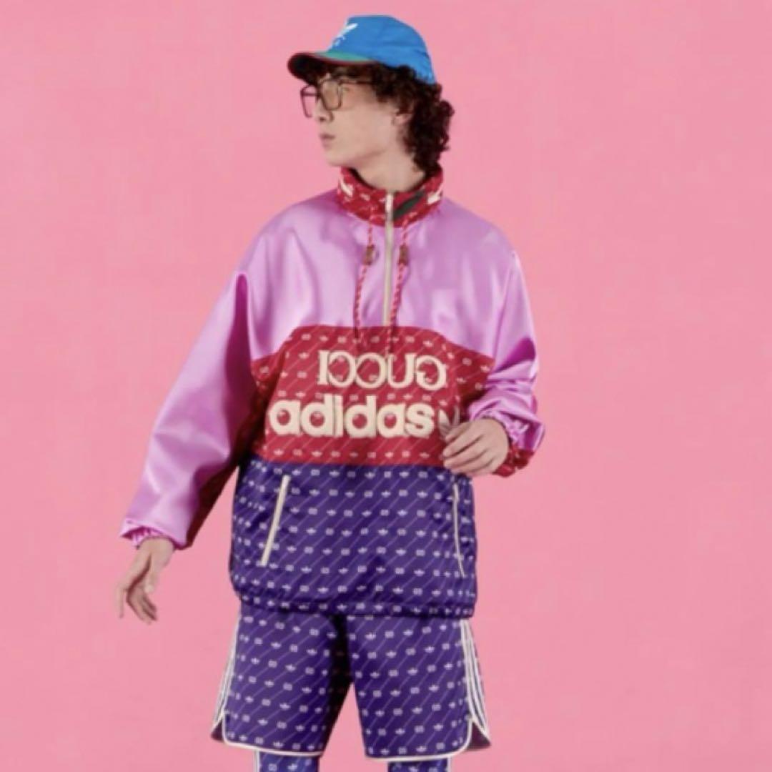 adidas x Gucci ダブルネームアノラックブルゾン 46 - メルカリ adidas x Gucci ダブルネームアノラックブルゾン 46 - メルカリ