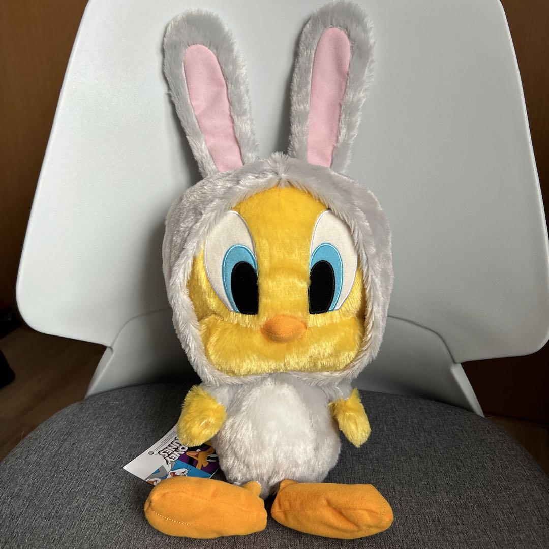 タグ付き新品】トゥイーティー うさぎ コスチューム ぬいぐるみ