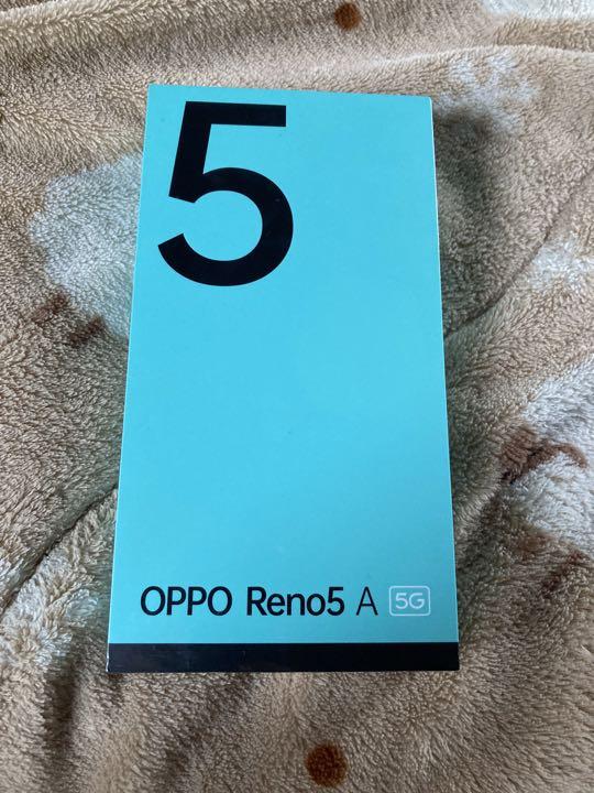 13846円 ファッションデザイナー 新品未開封 OPPO Reno5 A アイスブルー 128GB