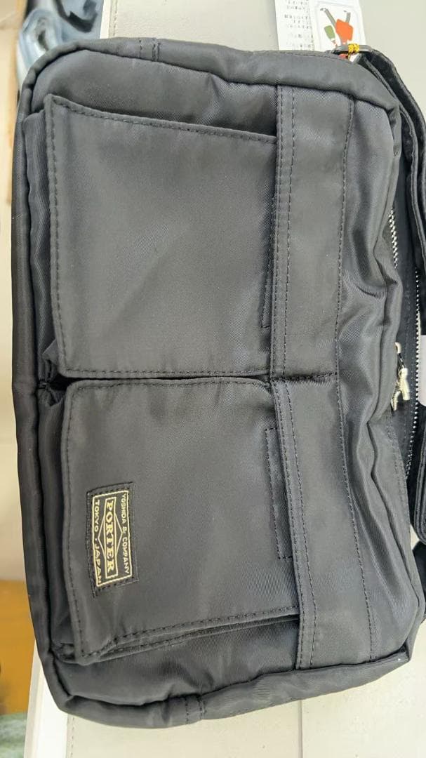 PORTER TANKER ショルダーバッグ ウエストバッグ ブラック