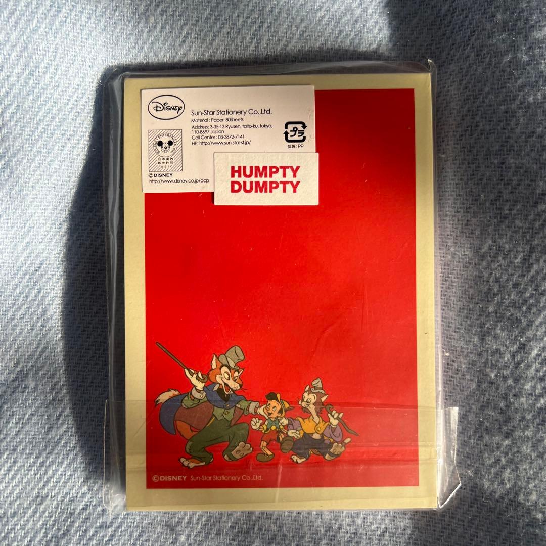 ディズニー ピノキオ メモ帳 - メルカリ