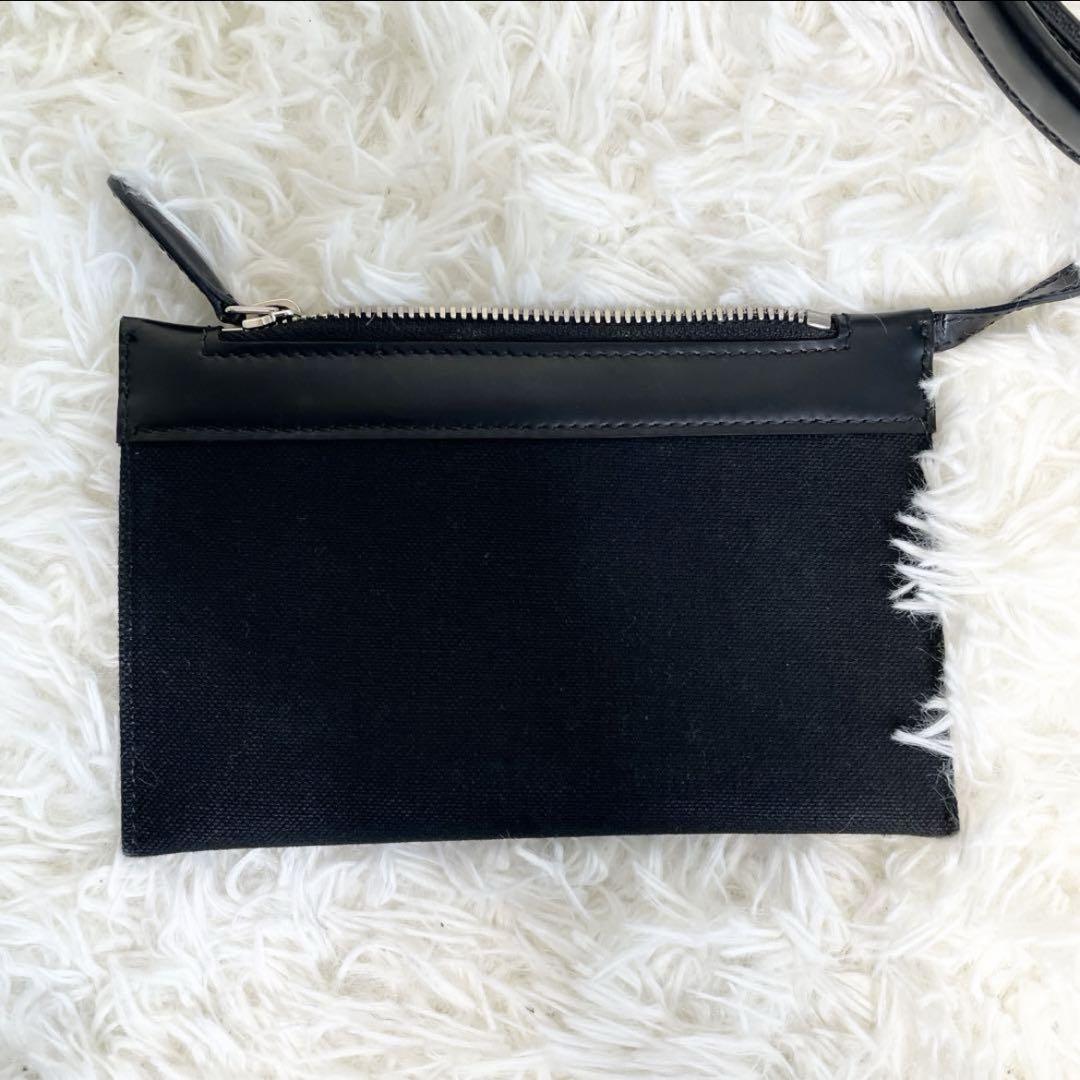 【付属品完備 極美品】バレンシアガ ネイビーカバス 2way レザー キャンバス