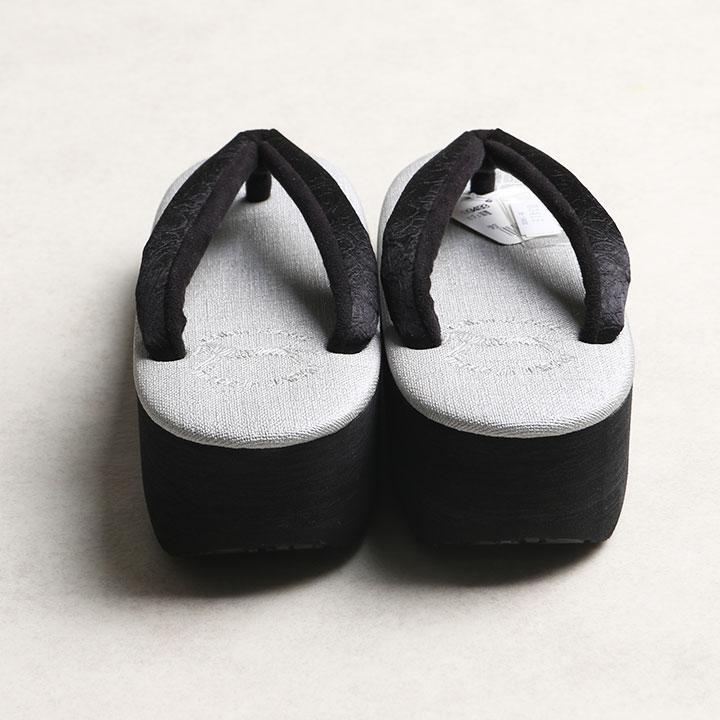 【新品】菱屋 カレンブロッソ 草履 24cm (M) 黒鼻緒　 03415