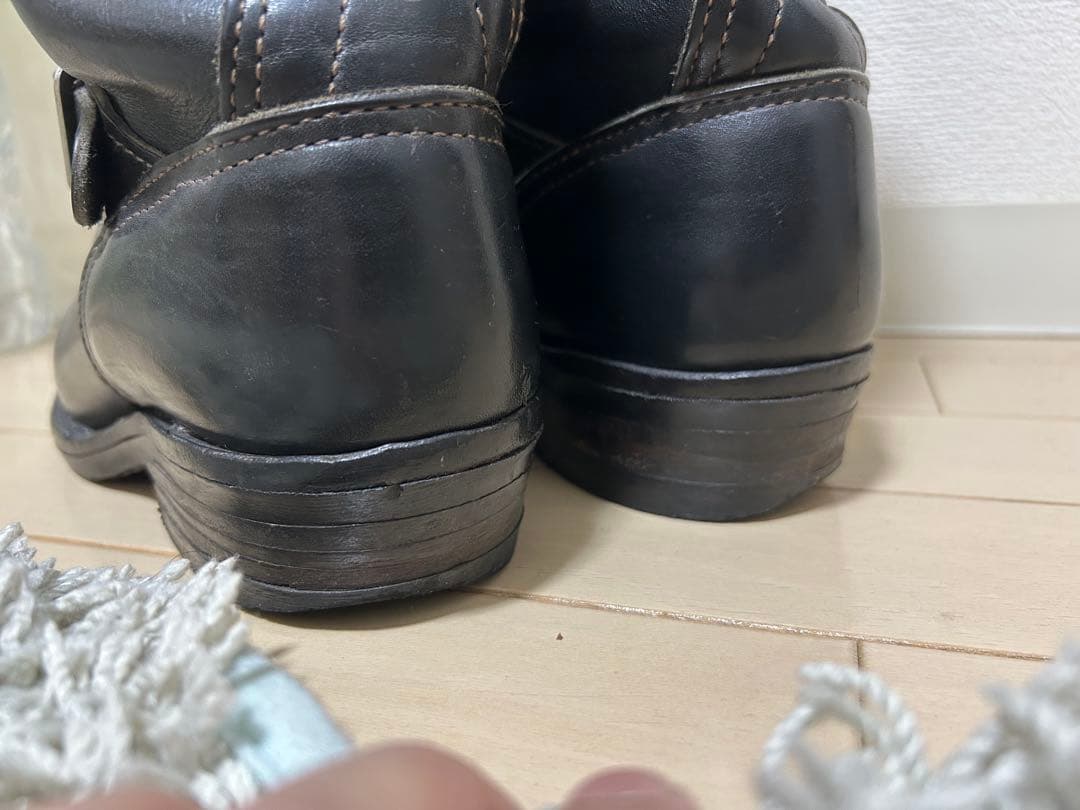 WESCO BOSS 8-1/2 E 旧ロゴ 1996 デッドストックビンテージ ウエスコ カスタムエンジニアブーツ/CHIPPEWA.REDWING.DEAD STOCK.VINTAGE 9.5D 良品 旧ロゴ 96年WESCO ウエスコ ハーネスボス ブラック 黒