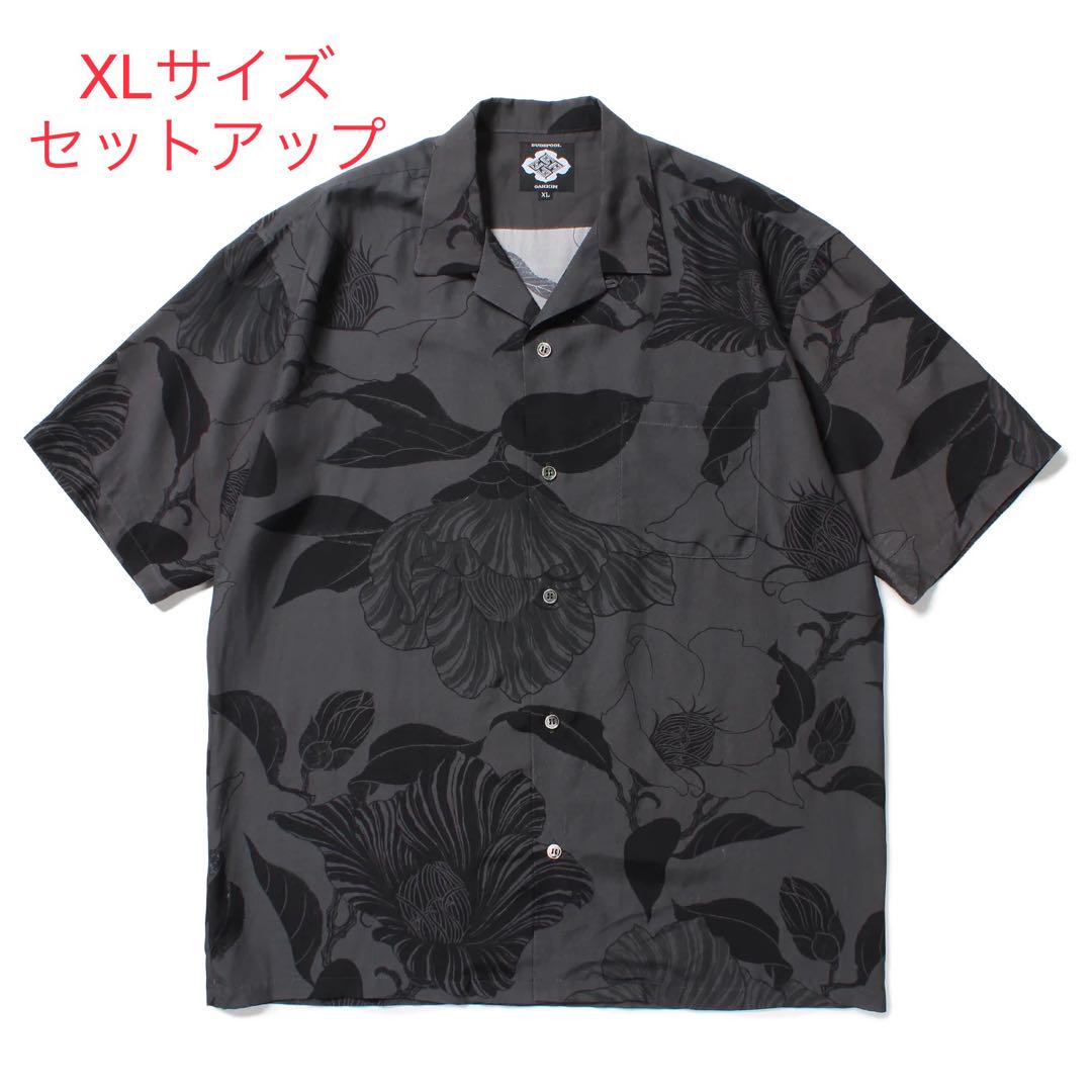 wackomariaGAKKIN×BUDSPOOL 廻り花 HAWAIIAN SET UP上下XL