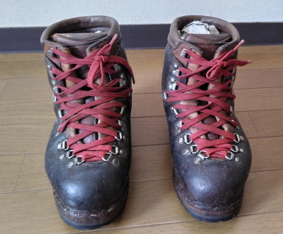 登山靴　ヴィンテージ　皮革製　山友社たかはし
