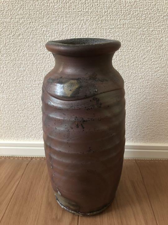 備前焼 松本篤治(まつもとあつじ) 造　花入