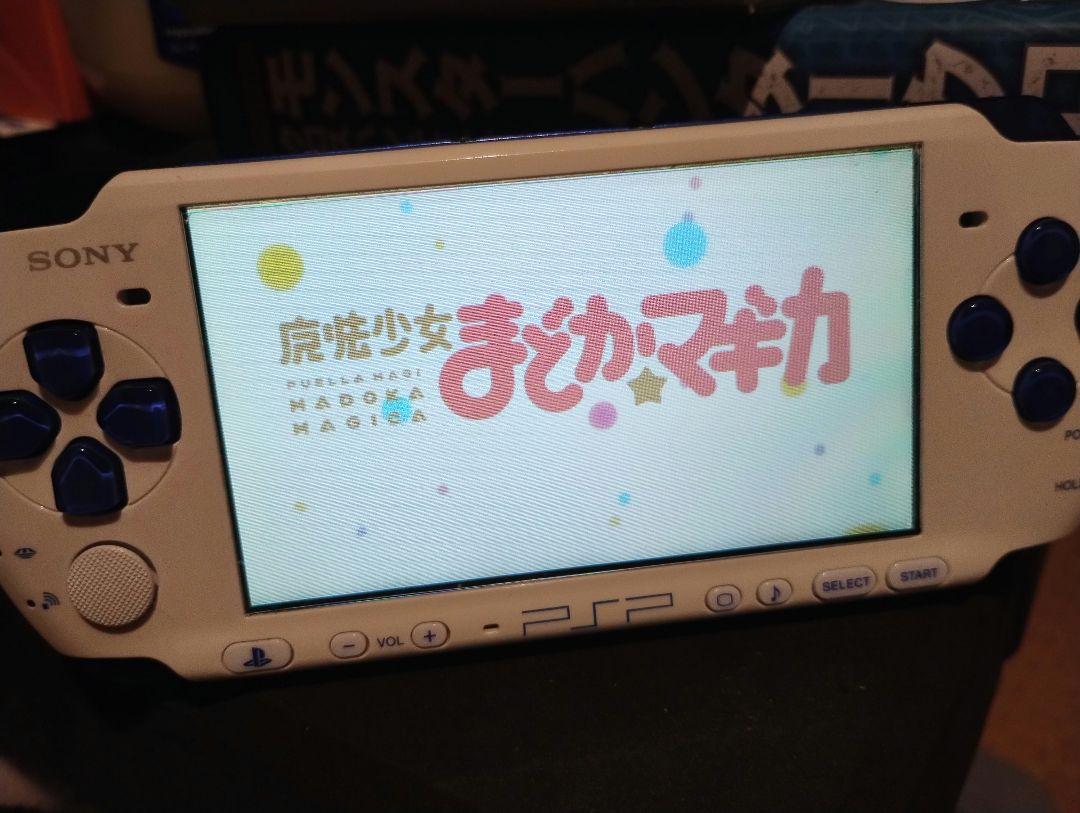[ジャンク]PSP3000 モンハン限定カラー 本体＆充電器