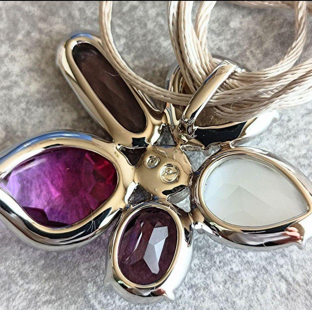 【SWAROVSKI スワロフスキー】フラワーネックレス ☘極美品☘ 【SWAROVSKI スワロフスキー】フラワーネックレス ☘極美品☘
